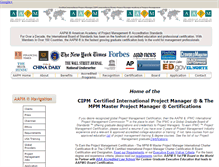 Tablet Screenshot of aapmglobal.com